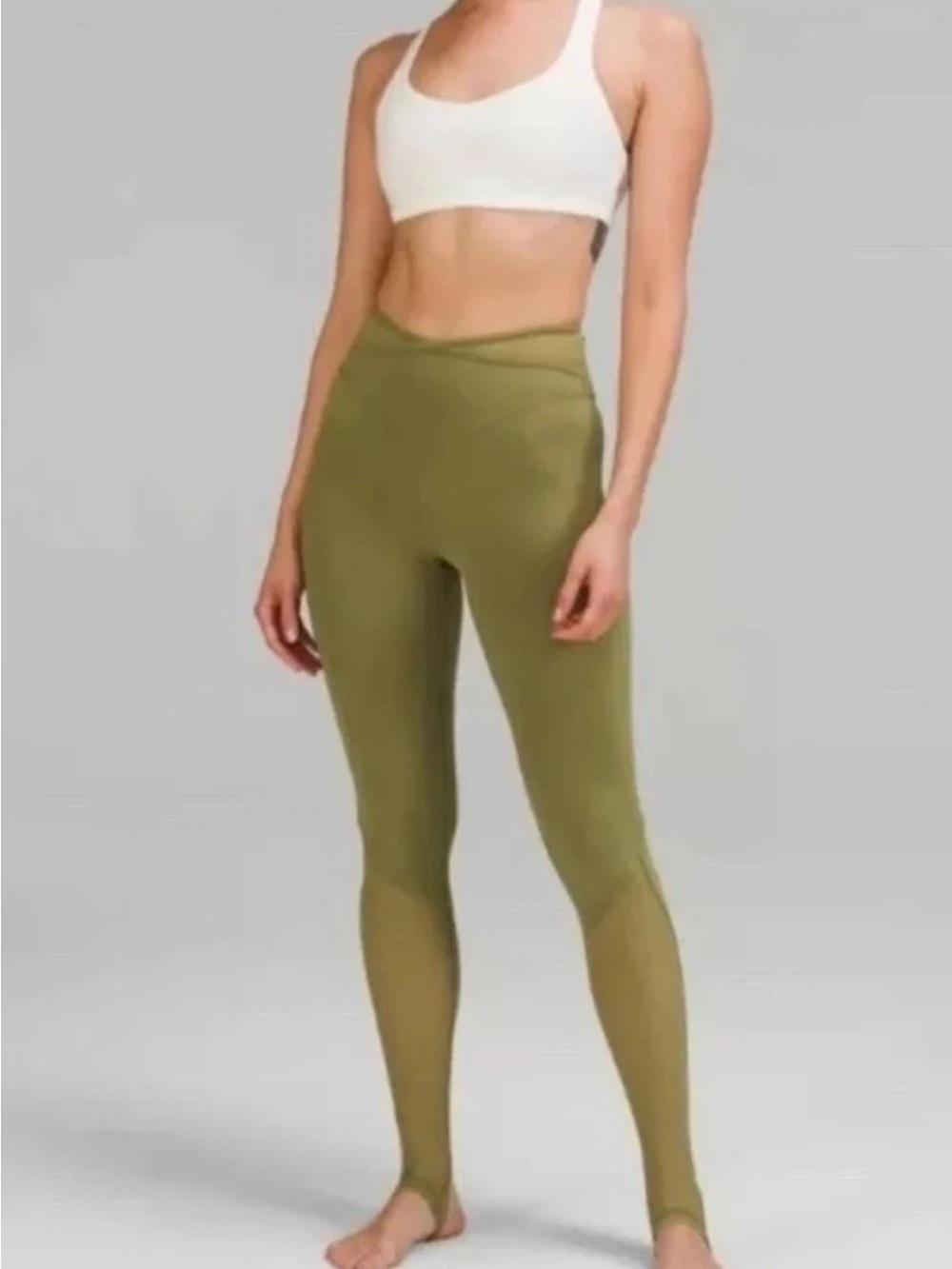 Lululemon Nulu Crisscross Mesh Stirrup Tight